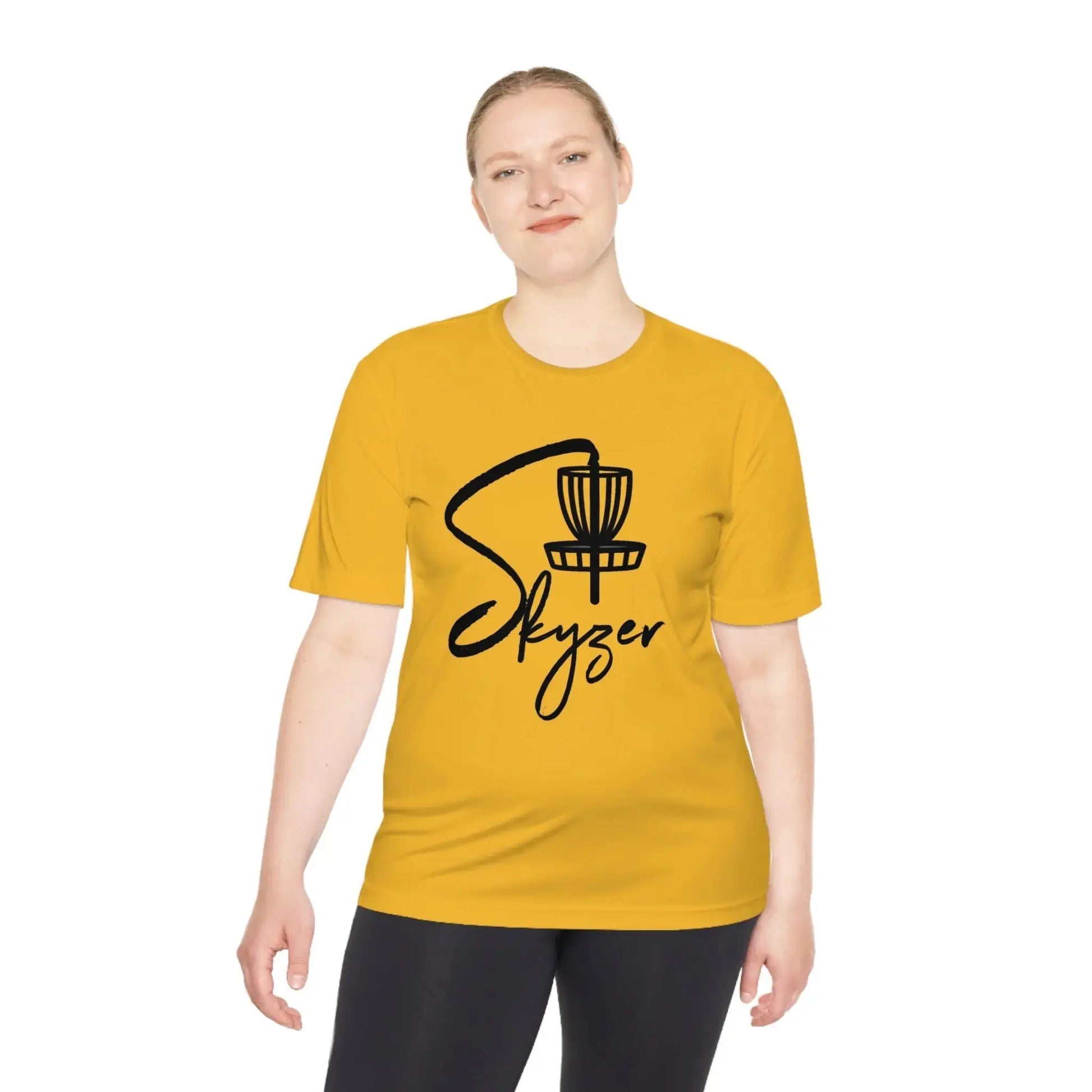 Skyzer Unisex Moisture Wicking T-shirt-Skyzer Disc Golf