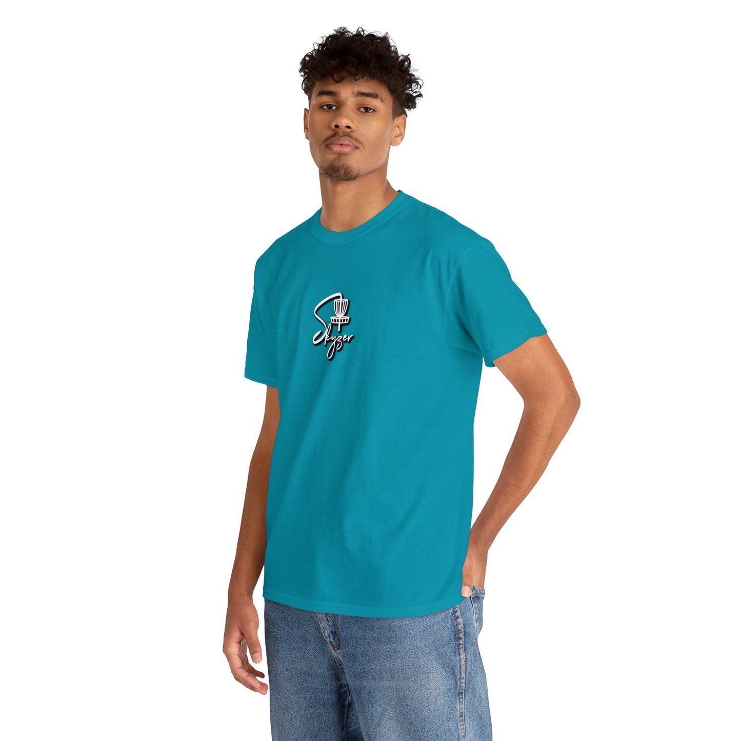 Skyzer Unisex Heavy Cotton Tee-Skyzer Disc Golf