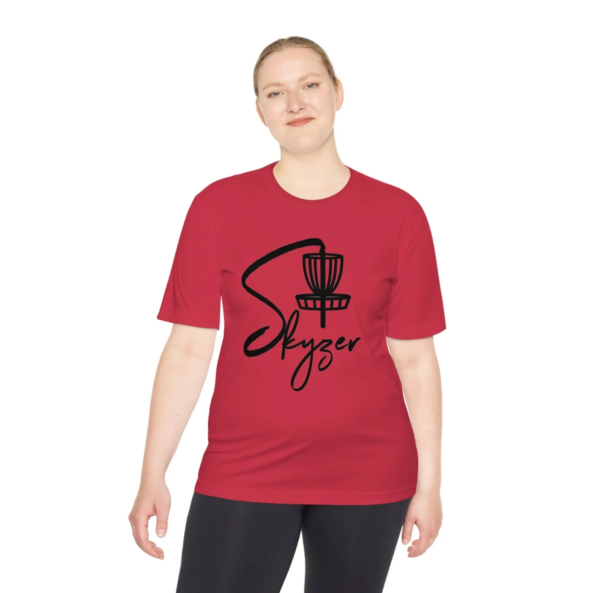 Skyzer Unisex Moisture Wicking T-shirt-Skyzer Disc Golf