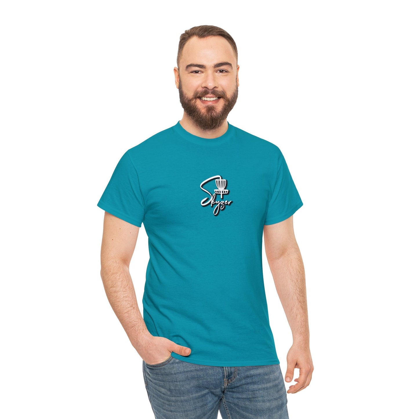 Skyzer Unisex Heavy Cotton Tee-Skyzer Disc Golf