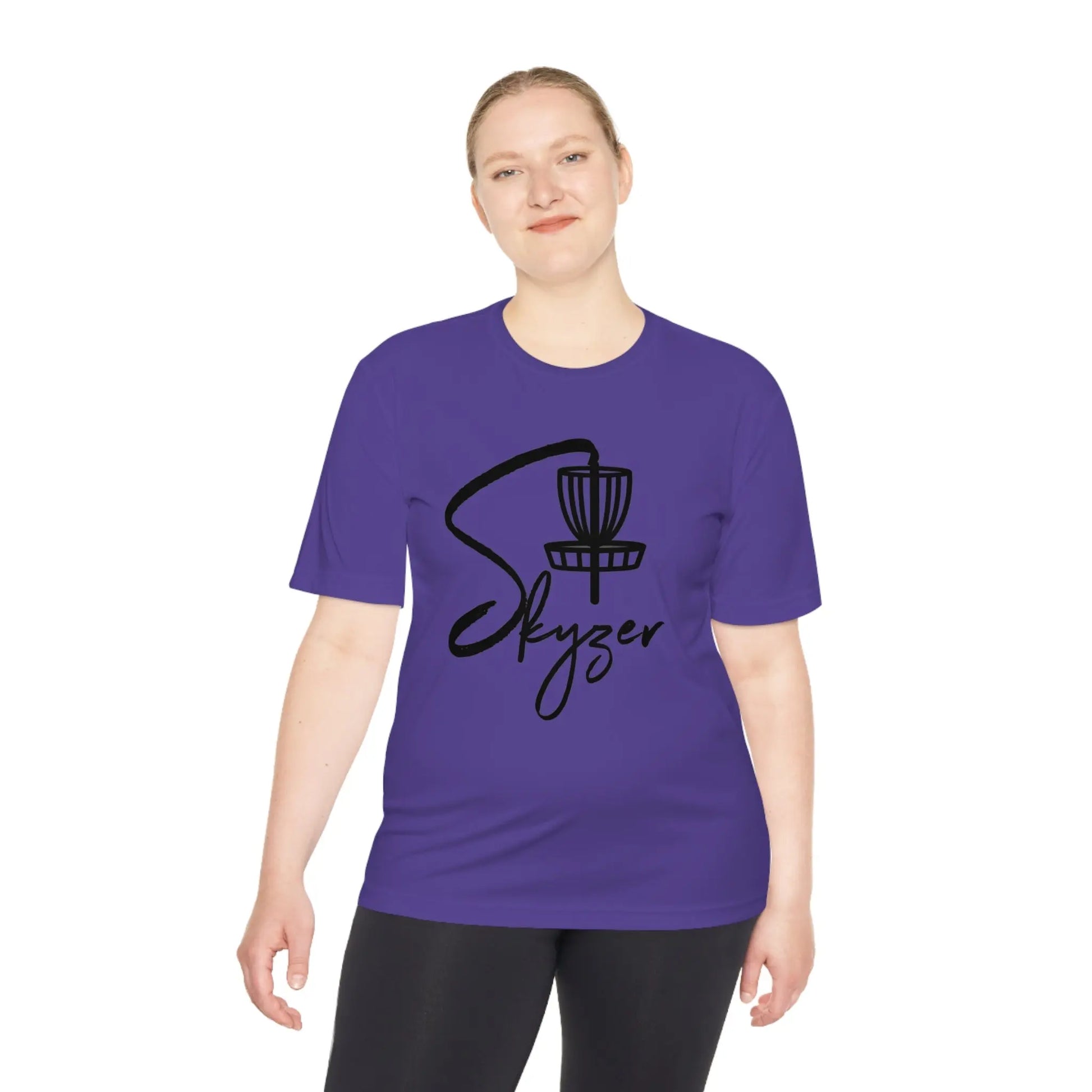 Skyzer Unisex Moisture Wicking T-shirt-Skyzer Disc Golf