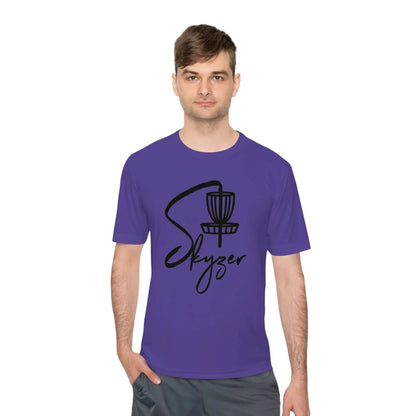 Skyzer Unisex Moisture Wicking T-shirt-Skyzer Disc Golf