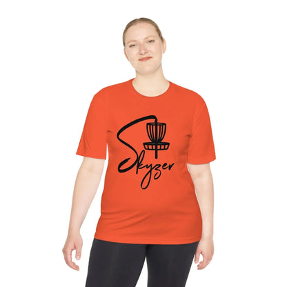 Skyzer Unisex Moisture Wicking T-shirt-Skyzer Disc Golf