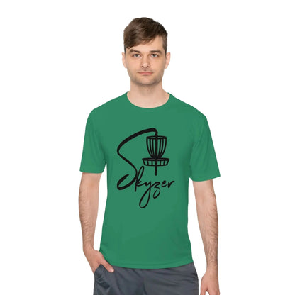 Skyzer Unisex Moisture Wicking T-shirt-Skyzer Disc Golf