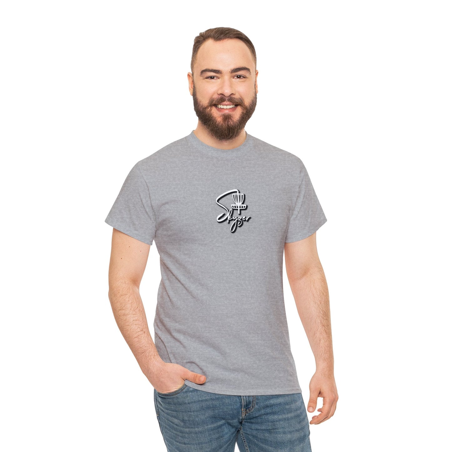 Skyzer Unisex Heavy Cotton Tee-Skyzer Disc Golf