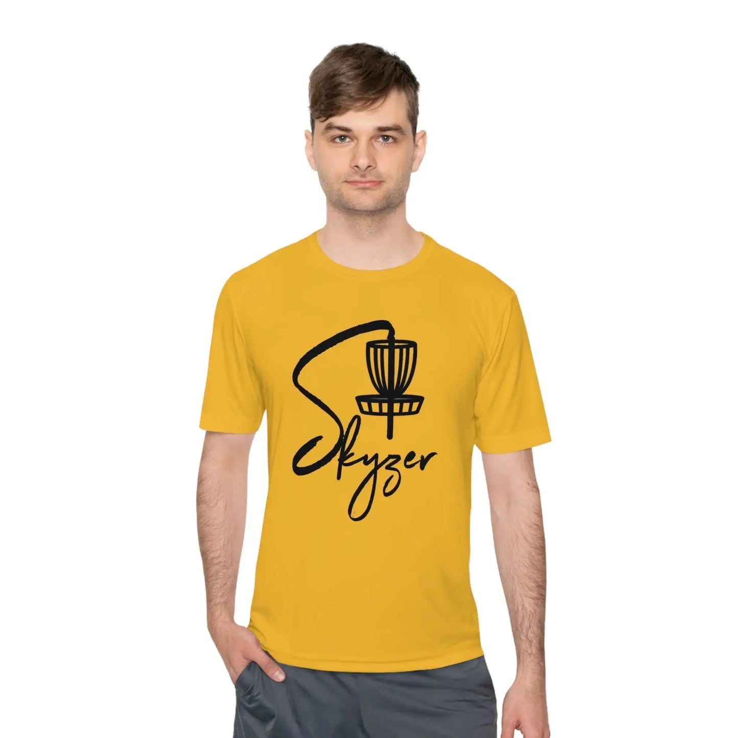 Skyzer Unisex Moisture Wicking T-shirt-Skyzer Disc Golf