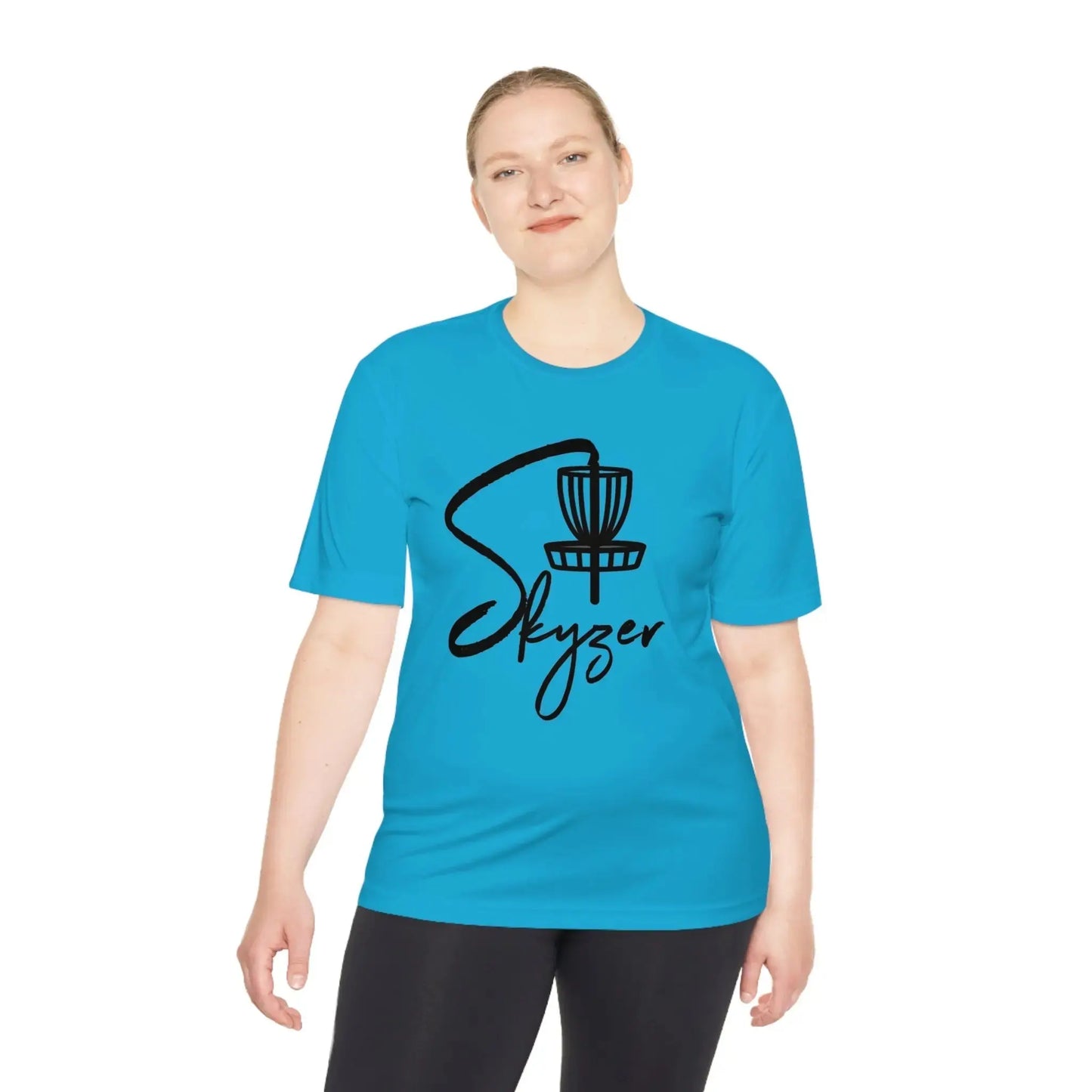 Skyzer Unisex Moisture Wicking T-shirt-Skyzer Disc Golf