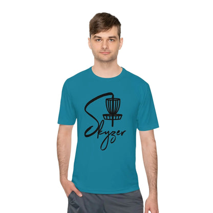 Skyzer Unisex Moisture Wicking T-shirt-Skyzer Disc Golf