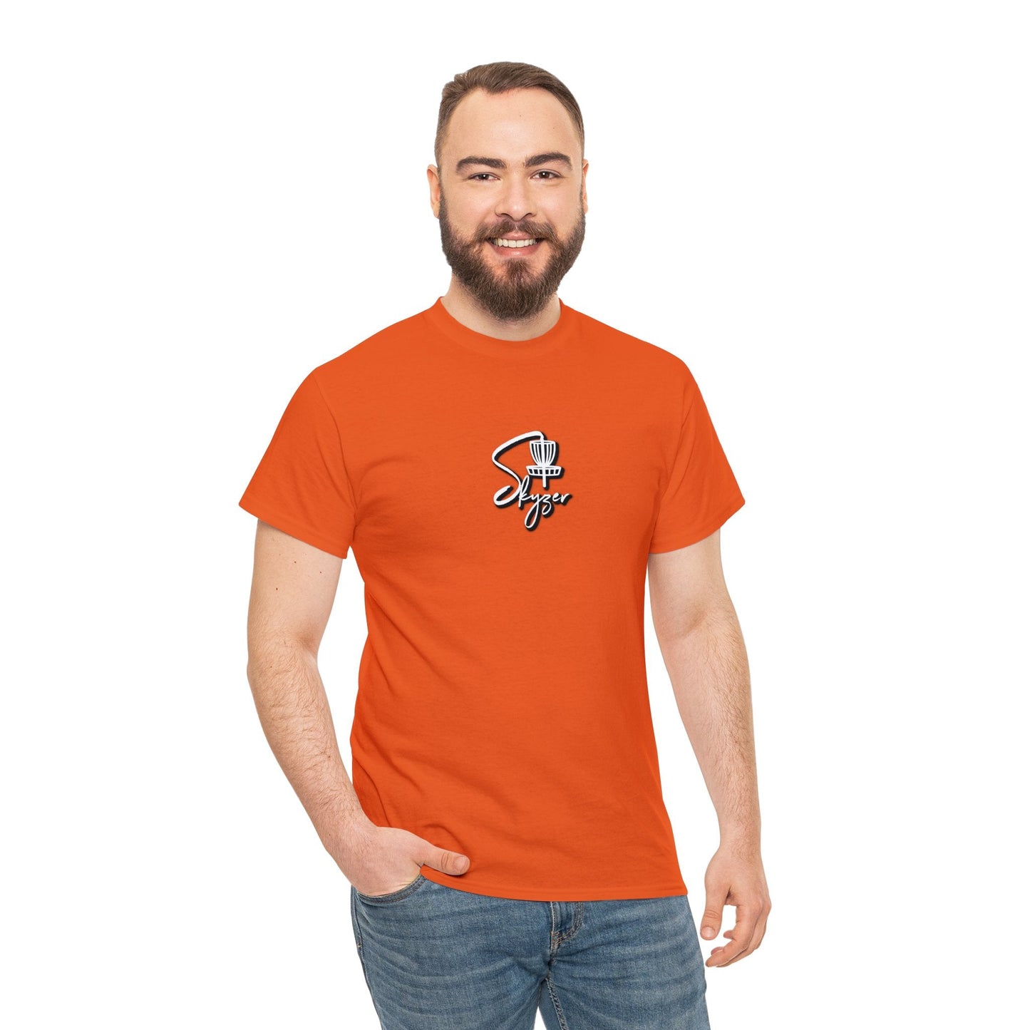 Skyzer Unisex Heavy Cotton Tee-Skyzer Disc Golf