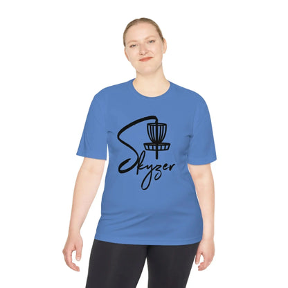 Skyzer Unisex Moisture Wicking T-shirt-Skyzer Disc Golf